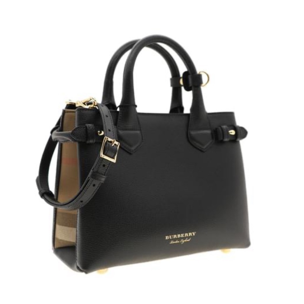 Burberry 8036513 small Banner House Check satchel / crossbody bag